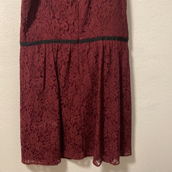 A LOFT Maroon Lace Dress! - Picture 5 of 7